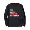 Gin, Vodka, Tequila Whiskey & I'm Blitzen Christmas Reindeer Long Sleeve T-Shirt view 1