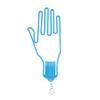 (HOKUSHIN TRADING) Hokshin Crossing WGS004 HTC Golf Glove Hanger, Blue, S-XL, 8.7-10.2 inches (22-26 cm), Gloves Shaper with Hooks view 2
