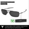 2 Pair Polarized Lens Replacement for Oakley Deviation Black&Fire Orange view 2