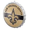 FOCO New Orleans Saints NFL Metal Distressed Bottlecap Sign view 1