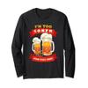 I'm Too Sober For This Shit Holiday Cheer Beer Long Sleeve T-Shirt view 1