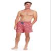 Kanu Surf Men's Monaco Swim Trunks (Regular & Extended Sizes), Key West Coral, Medium view 2