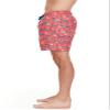 Kanu Surf Men's Monaco Swim Trunks (Regular & Extended Sizes), Key West Coral, Medium view 3