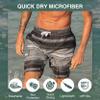 Kanu Surf Men's Horizon Quick Dry Beach Shorts Swim Trunk Swimwear, -horizon black, XX-Large view 3