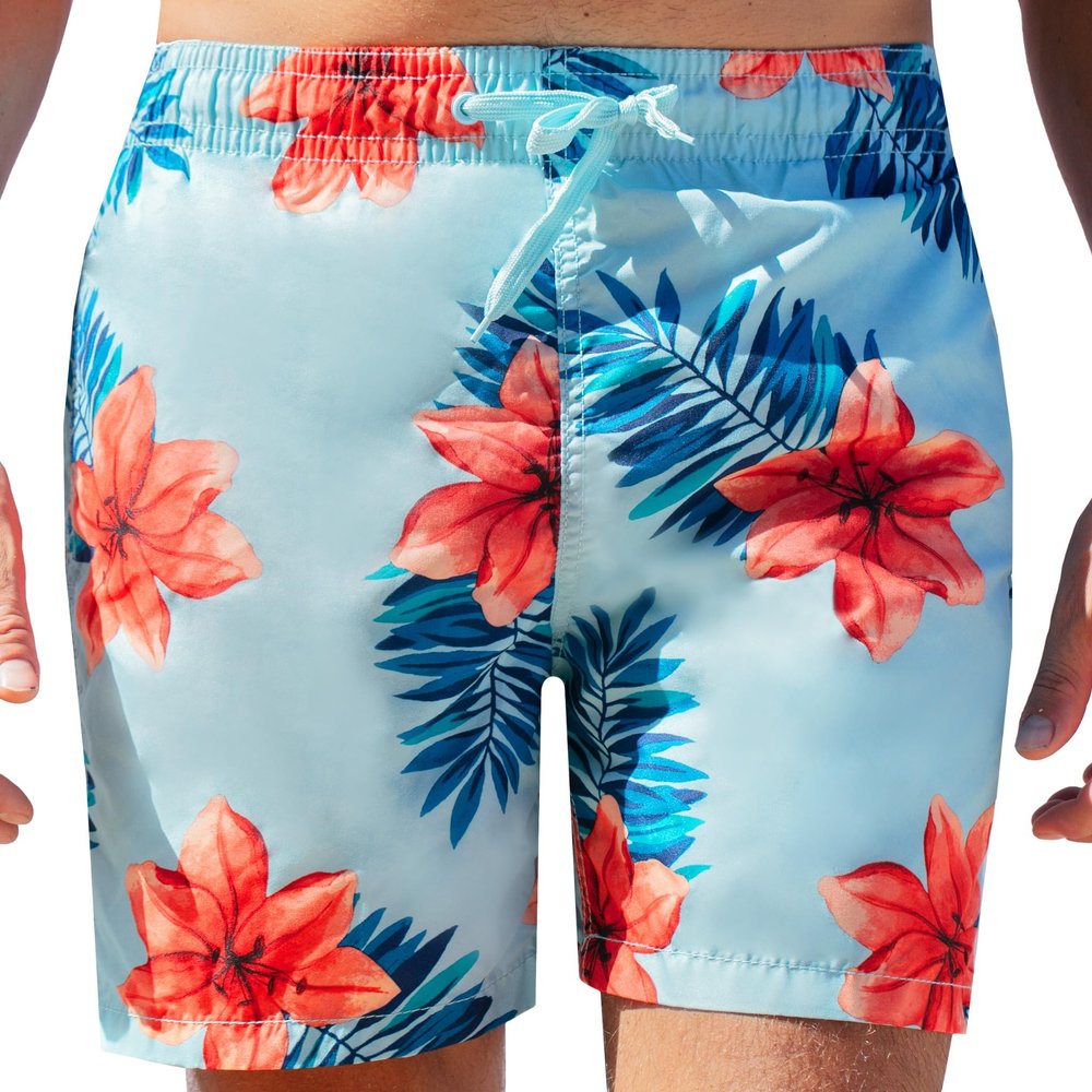 Kanu Surf Men's Monaco Swim Trunks (Regular & Extended Sizes), Kala Blue, Medium