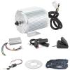 BLDC 72V 3000W Brushless Motor Kit with 24 Mosfet 50A Controller and Throttle Foot Pedal for Electric Scooter Engine Motorcycle DIY Part Conversion Kit (6 Part in 1 and Motor with Foot) view 1
