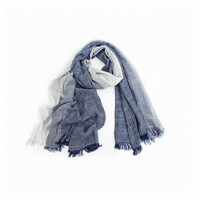 Womens Scarves Winter Scarf Men Warm Soft Tassel Bufandas Cachecol Gray Plaid Woven Wrinkled Cotton Men Scarves Navy 021