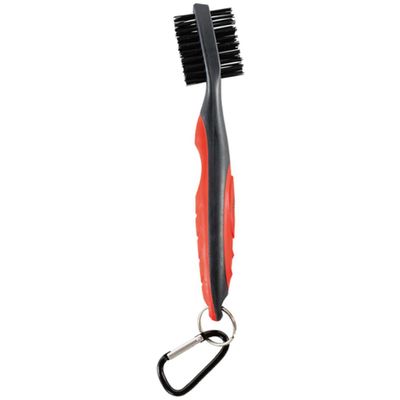 Callaway 070021500078 Golf Club Cleaning Club Shoe Maintenance Brush with Reel Cord Carabiner