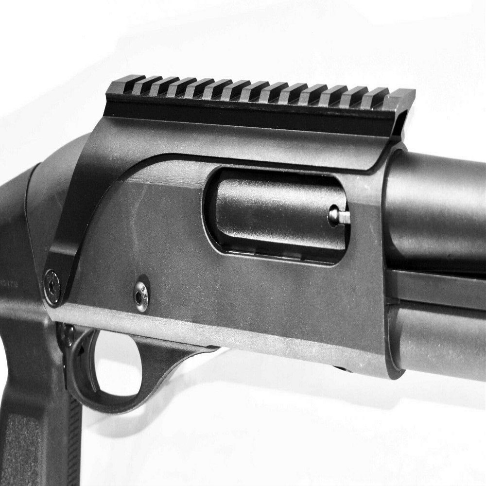 TRINITY Picatinny Rail Base Mount for Remington 870 12 Gauge Weaver Adapter Saddle Mount Aluminum Black 14-Slot