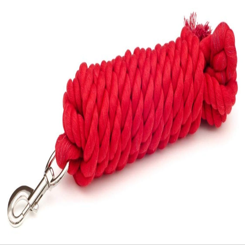 Jacson Lead Lead for Horse Single Color Lead Single-Color Red 3 m 584810