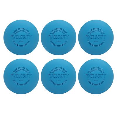 Velocity Practice Lacrosse Balls - 1, 2, 3, 6, 12, 18, 24, 36, 60 and 120 Packs - Official Size and Weight - Light Blue