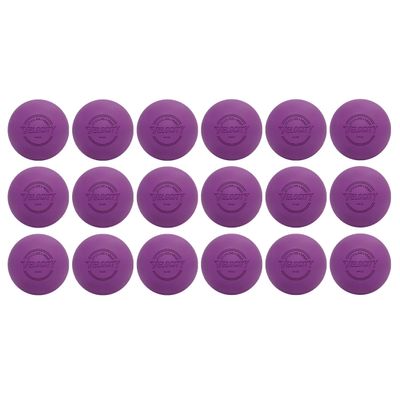 Velocity Practice Lacrosse Balls - 1, 2, 3, 6, 12, 18, 24, 36, 60 and 120 Packs - Official Size and Weight - Purple