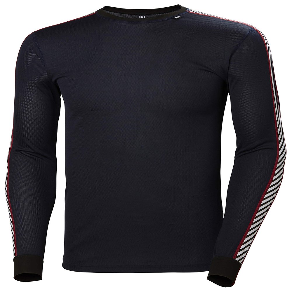 Helly Hansen Men's HH Lifa Stripe Crew, 597 Navy, 2XL