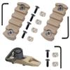 Gotical Combo - 2Pcs 5-Slot Compatible with MLOK Devices and Mount Kit-Push Button with Set of Screws and Allen Wrench (Combo of 2 - Rail & Attachment) view 1