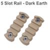 Gotical Combo - 2Pcs 5-Slot Compatible with MLOK Devices and Mount Kit-Push Button with Set of Screws and Allen Wrench (Combo of 2 - Rail & Attachment) view 4