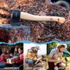 PRANDI Yankee Hatchet 1.32lb - Hickory Handle 14.97in with Leather String - Ideal for Camping and Bushcraft - Made in Italy view 3