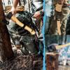 PRANDI Yankee Hatchet 1.32lb - Hickory Handle 14.97in with Leather String - Ideal for Camping and Bushcraft - Made in Italy view 4