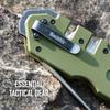 Smiths 50981 Pocket Pal Tactical Knife Sharpener - OD Green - 2 Stage Sharpener & Diamond Sharpening Rod - Pocket Clip - Outdoor Hunting Knife & Hook Sharpener - Compact & Lightweight view 2