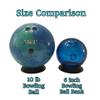 Large Bowling Ball Bank with Stand (Green) view 4