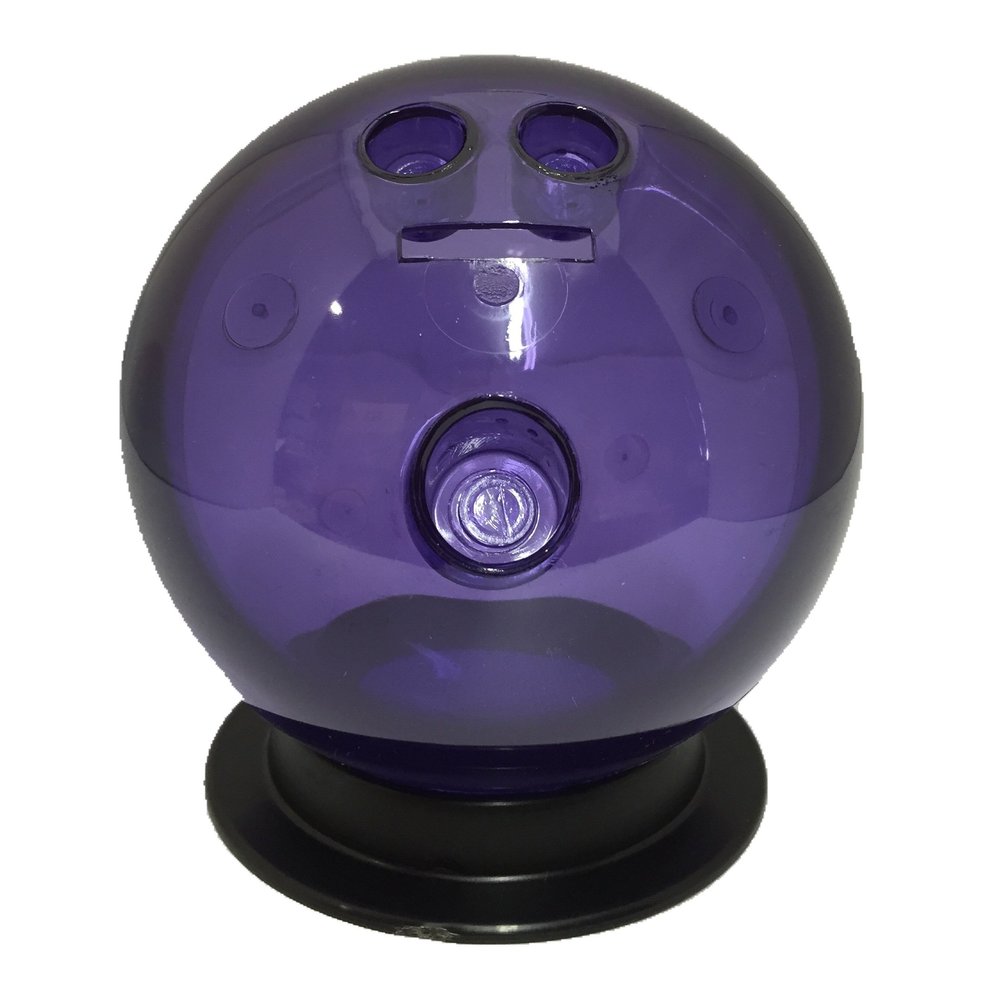 Large Bowling Ball Bank with Stand (Purple)