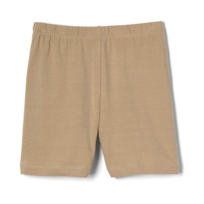 French Toast Girls' Stretch Kick Short, Khaki, 2T