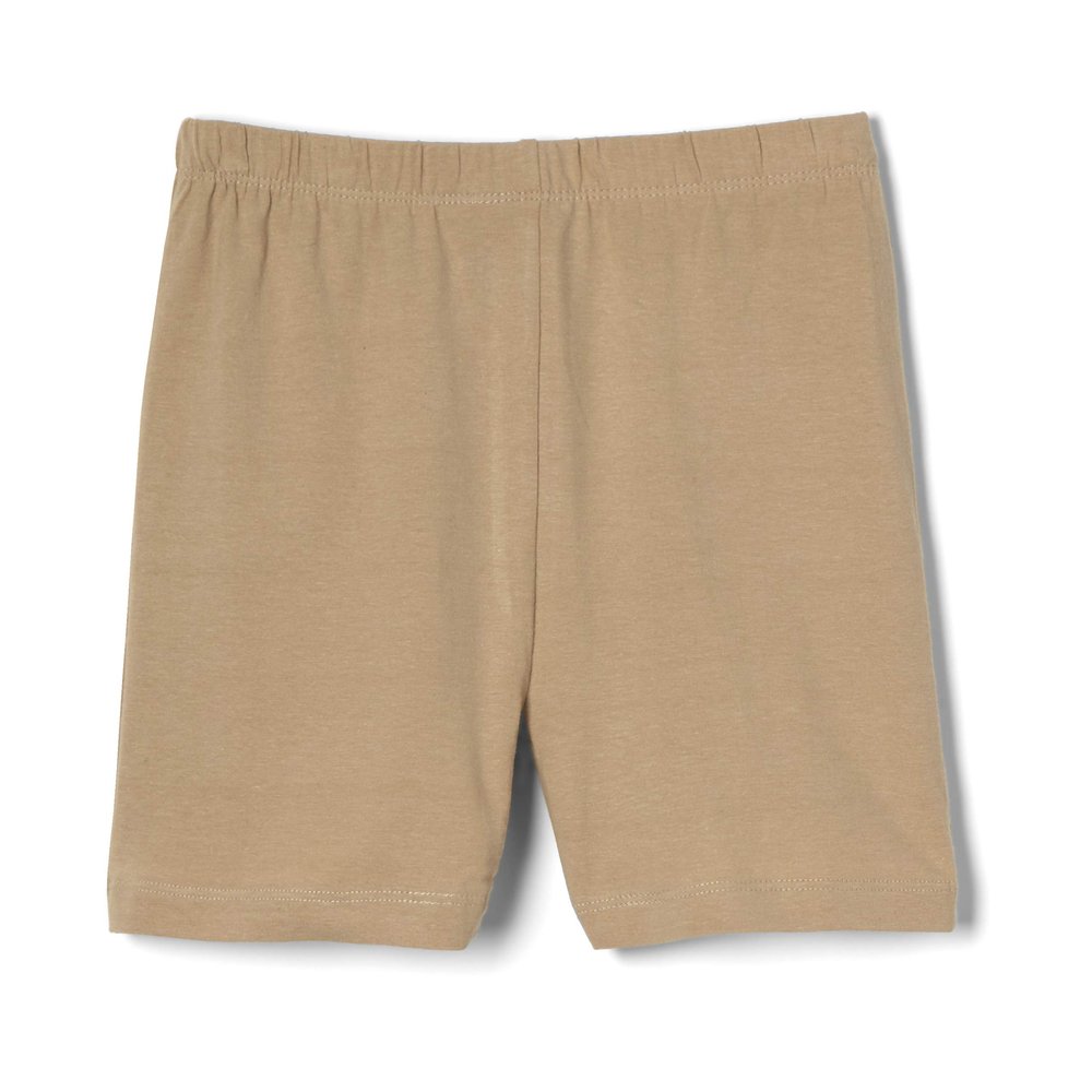 French Toast Girls' Stretch Kick Short, Khaki, 2T