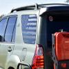 Skull Daddy Graphics Distressed USA PRECUT Window Flags Decals Sticker to fit Toyota 4Runner 2003-2009 (Both Sides) view 2