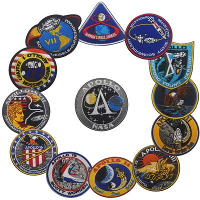 Meatball 100th Space Shuttle Mission Iron-on Patch (Apollo 13 pcs)