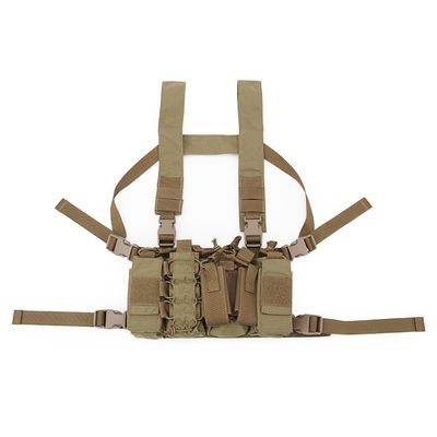 OAREA Tactical Sling Vest Chest Rig Combat Recon Gear Vest With Magazine Pouch For Airsoft Hunting Games