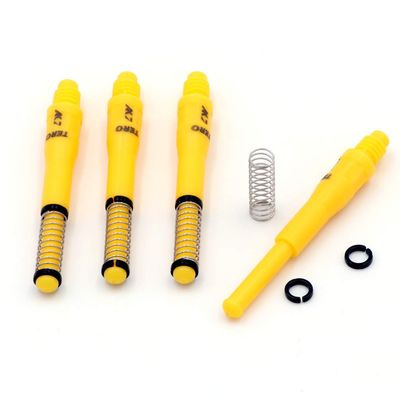 CUESOUL 4 pcs TERO AK7 Dart Shafts Built-in Spring Telescopic for Steel Tip Darts and Soft Tip Darts