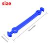 Andux Silicone Tennis Vibration Dampener Long Buckle Type Reduce Vibration 6pcs/Set BZQ-06 (Blue) view 2