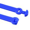 Andux Silicone Tennis Vibration Dampener Long Buckle Type Reduce Vibration 6pcs/Set BZQ-06 (Blue) view 3