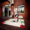 Hockey Revolution 360 Zone Professional Training Flooring Tile - Improve Stick-Handling and Moving, Speed on Ice, Exercise, Fitness - Indoor and Outdoor Practice Zone with Trainer App view 2
