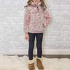 Baby Girls Fall Winter Clothes Hoodie Tops Shirts 5-12 Years Old Kids Long Sleeve Solid Thick Warm Fluffy Blouse (7-8 Years Old, Red) view 2