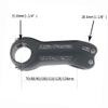 Alfa Pasca MTB Bicycle Handlebar Carbon Fiber Road Handlebar 6/17 Degrees Suitable for Mountain Road Bikes 70/80/90/100/110/120mm Handlebar Extension Bike Accessories view 3