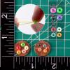 Fishing Bead Bait Eggs Kits Floating Ball Stopper Plastic with Box Glow Round Luminous Saltwater Freshwater Salmon Trout(1/8in;1/7in,3000pcs) view 2