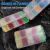 Fishing Bead Bait Eggs Kits Floating Ball Stopper Plastic with Box Glow Round Luminous Saltwater Freshwater Salmon Trout(1/8in;1/7in,3000pcs) view 3