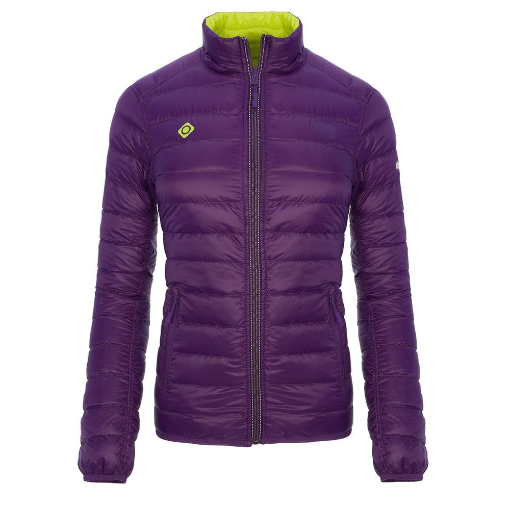 Izas Noosa Women's Padded Down Jacket (Small, Grape/Lime)