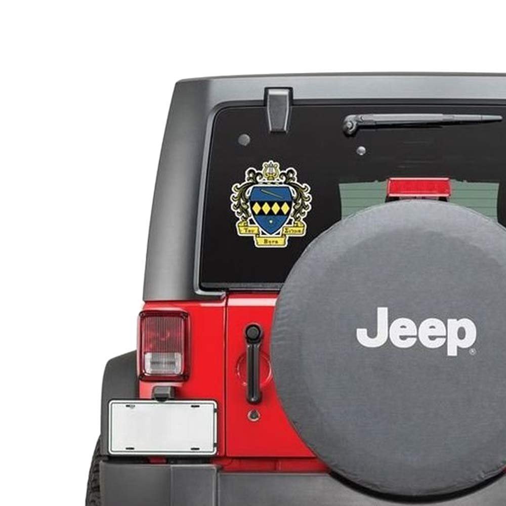 Tau Beta Sigma Large Greek Color Crest Decal - Up to 12 Inch Tall