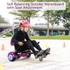 FLYING-ANT Self Balance Scooter Seat Attachment 6.5 Two-Wheel Self Balancing Electric Scooter with LED Light Flash Lights Wheels view 2