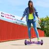 FLYING-ANT Self Balance Scooter Seat Attachment 6.5 Two-Wheel Self Balancing Electric Scooter with LED Light Flash Lights Wheels view 3