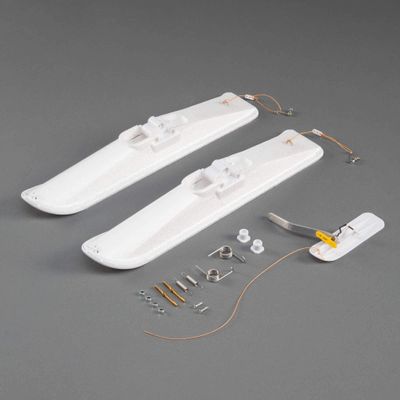 E-flite 10-15 Size Taildragger Ski Set 3mm Axle EFLA970 Wheels Gear Retracts & Accys