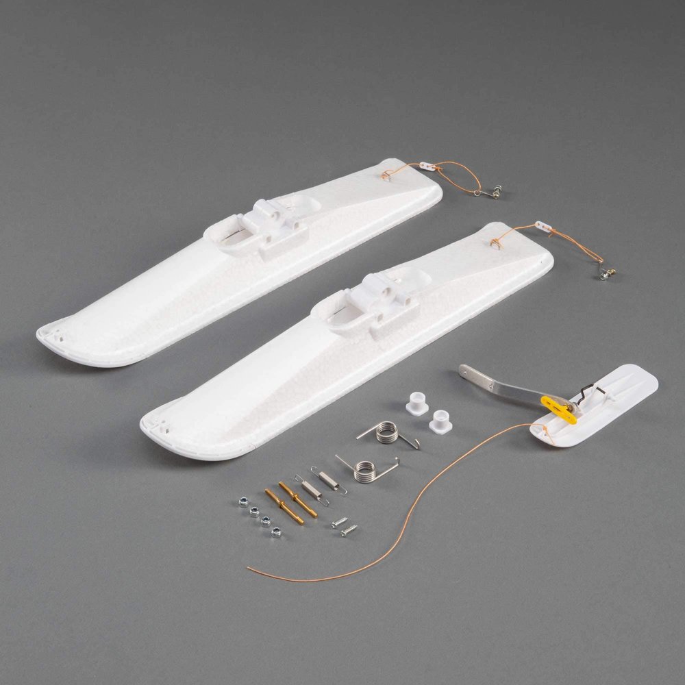 E-flite 10-15 Size Taildragger Ski Set 3mm Axle EFLA970 Wheels Gear Retracts & Accys