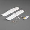 E-flite 10-15 Size Taildragger Ski Set 3mm Axle EFLA970 Wheels Gear Retracts & Accys view 1