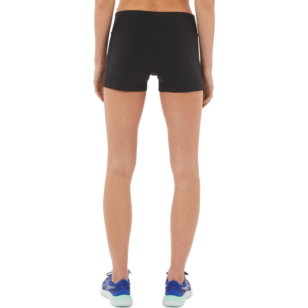 ASICS Women's Circuit 3 Inch Compression Shorts, Team Black, XX-Large