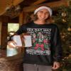 ALLNTRENDS Adult Sweatshirt Yea Dat Way Merry Christmas Ugly Party Trendy Gift (L, Royal Blue) view 4