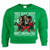 ALLNTRENDS Adult Sweatshirt Yea Dat Way Merry Christmas Ugly Party Trendy Gift (M, Irish Green)