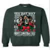 ALLNTRENDS Adult Sweatshirt Yea Dat Way Merry Christmas Ugly Party Trendy Gift (L, Forest Green)