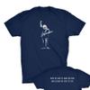 ZJ Designs Jerry Garcia Tribute T-Shirt Shakedown Tee (Large) Navy view 4