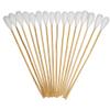 Tipton Power Swabs .22 Cal 250 Count with Cotton Construction and Bamboo Handle for Mess-Free Firearm Cleaning view 1